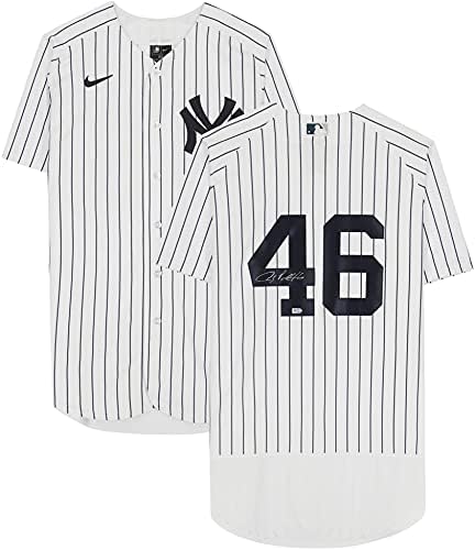 Andy Pettitte New York Yankees Dedikált, Fehér Nike Hiteles Jersey - Dedikált MLB Mezek