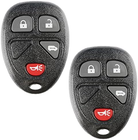 2X Távoli Van kulcstartó Kulcs nélküli Bejegyzés Van a Buick Chevrolet Pontiac Szaturnusz (15788021, 15100812, KOBGT04A)