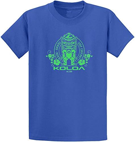 Koloa Surf Ifjúsági Tiki Virágok Nehézsúlyú Póló Méretek XS-XL