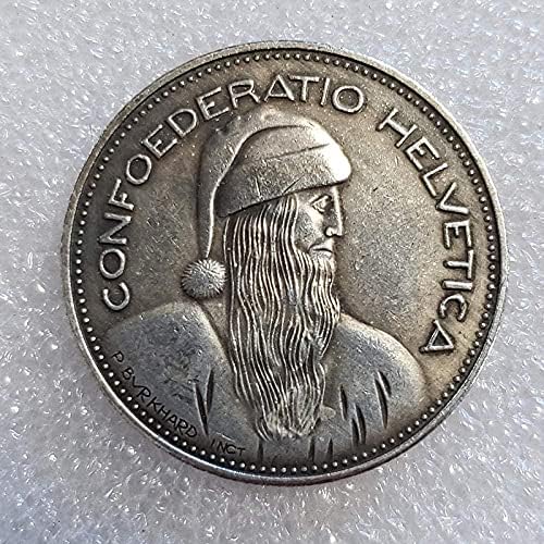 Antik Kézműves (Santa Claus) 1965 B Svájc Fújja A Silver Dollar Emlékérme 609