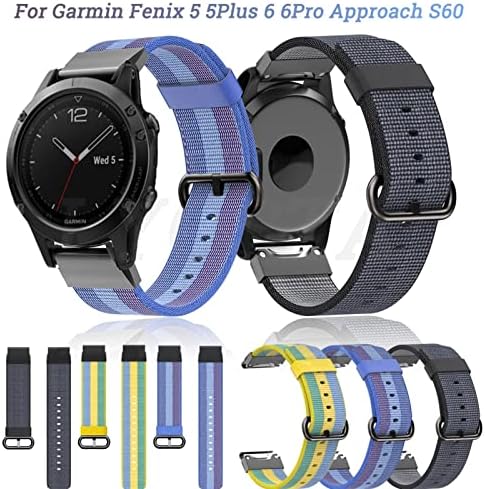 SKXMOD 22mm Nylon Watchband A Garmin Fenix 6 6X Pro Csuklópánt Heveder Fenix 5 5Plus 935 S60 Quatix5 gyorskioldó Smartwatch