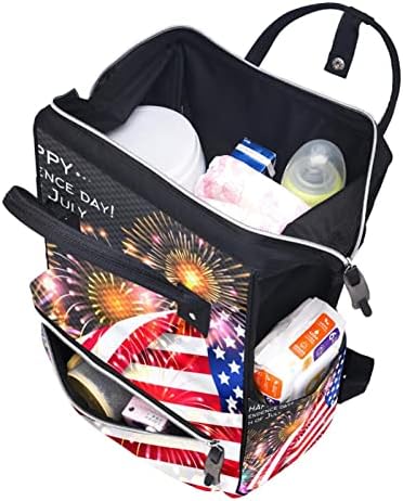 GUEROTKR Utazási Hátizsák, Pelenka táska, Hátizsák Táskában, Amerikai Zászló Függetlenség Napja minta