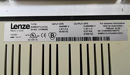Davitu Villamosenergia - ESMD371L4TXA 0.37 KW 380V inverter , használt, jó állapotban . 80% - os megjelenés , jó munka