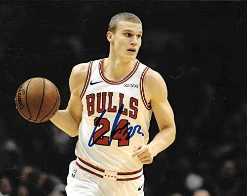 Lauri Markkanen Arizona aláírt Chicago Bulls 8x10 fotó dedikált 4 - Dedikált NBA-Fotók