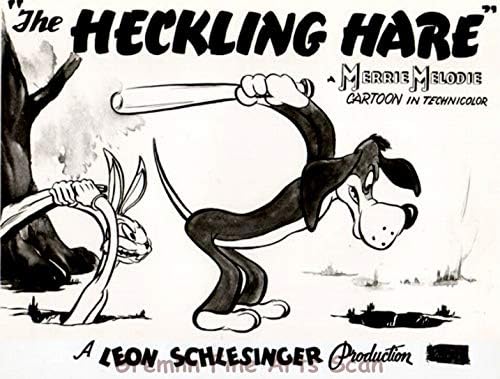 Bugs Bunny a KÖTÖZKÖDÉS NYÚL - Leon Schlesinger Termelt. A Warner Brothers Stúdió Előcsarnokában Kártya/Nyilvánosságot,
