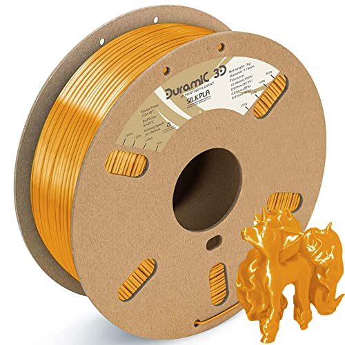 PETG Fekete, Selyem PLA Royal Gold Csomag, Duramic 3D Nyomtatás Végtelen 1kg Spool(2.2 kg), 1.75 mm Dimenziós Pontosság