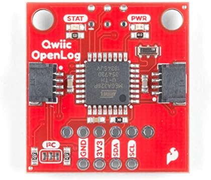 SparkFun Qwiic OpenLog Nyílt forráskódú datalogging Testület Működik I2C Támogatja a microSD FAT16/32 kártyák akár 32