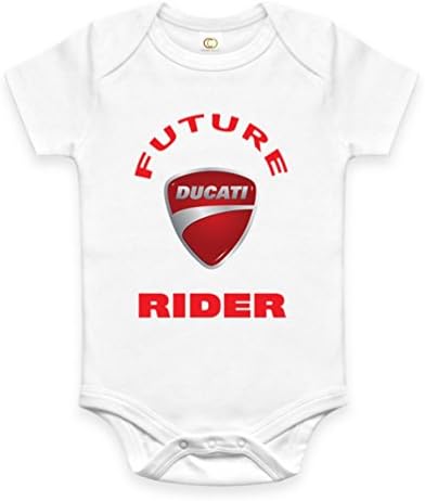 Új Jövőt Ducati Jövőben Rider Motoros Moto Auto Vicces Body Aranyos Pizsama Póló Gyermek Bébi Ruhák Egy Darab