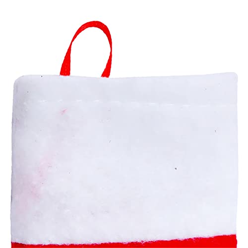 Mini Karácsonyi Harisnya Kanalat, Villát Táska Karácsonyi Dekoráció Táska Karácsonyi Kreatív Anyag Tassel Garland (piros,