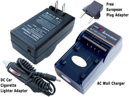 iTEKIRO Fali DC Autó Akkumulátor Töltő Készlet Panasonic HDC-MDH1GK HDC-SD1 + iTEKIRO 10-in-1 USB Töltő Kábel