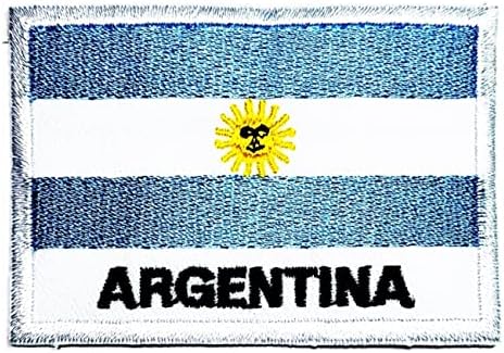 Kleenplus 3pcs. 1.7X2.6 HÜVELYK. Argentína Zászló Javítás Ország Zászló Jelkép Egységes Varrni Vas A Foltok, Divat Kiegészítő,