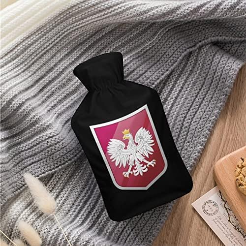 Lengyel Zászló Eagle3 forróvizes Palack Puha Borító Forró Víz Táska Kéz Láb, Nyak, Váll Melegebb