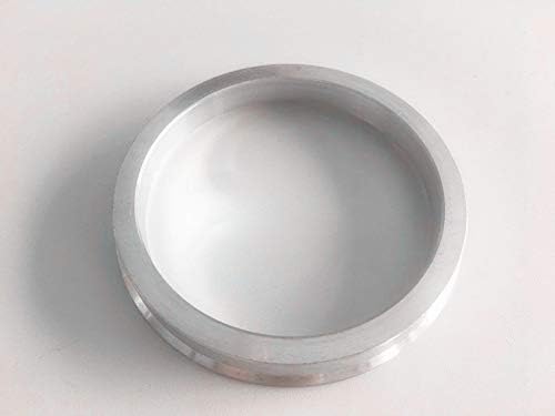 NB-AERO 4pc Ezüst Alumínium Hubrings 66.1 mm (Kerék), hogy 54.1 mm (Hub) | Hubcentric Középső Gyűrű 54.1 mm 66.1 MM,