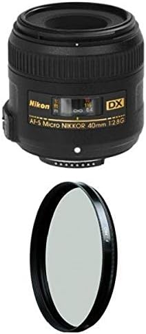 Nikon 40mm f/2.8 G Auto Fókusz-S DX Micro NIKKOR Objektív Nikon Digitális SLR fényképezőgép w/ B+W 52mm HTC Kaesemann