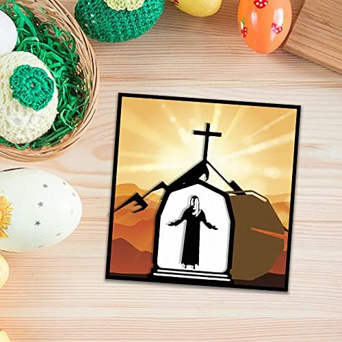 Húsvéti Vallás Kereszt Vágás Meghal Jézus Hegyi Meghalni Vágások Kártya Készítés, Húsvéti Kereszt Háttér Meghalni Vágott