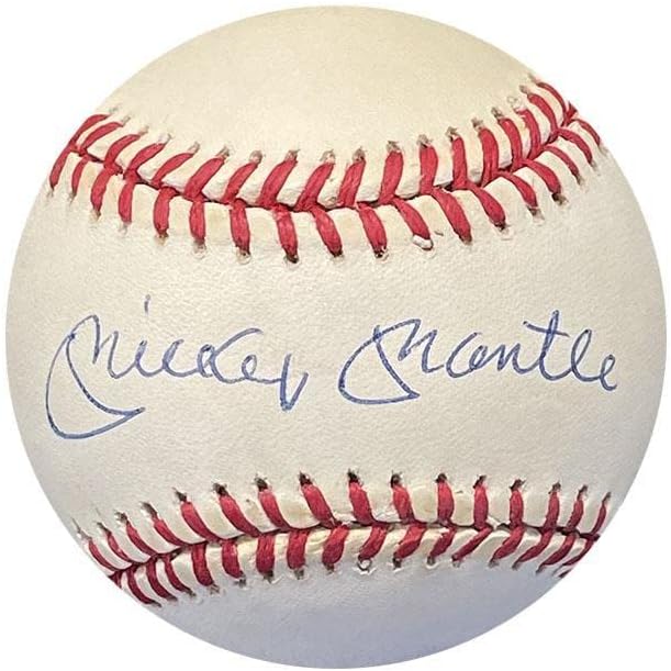 Mickey Mantle Dedikált Baseball (PSA Auto 9. Évfolyam) - Dedikált Baseball