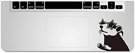 Kedves Áruház MacBook Air / Pro MacBook Csillag Matrica Szemüveg Patkány Trackpad Csillag Szemüveg Patkány M637
