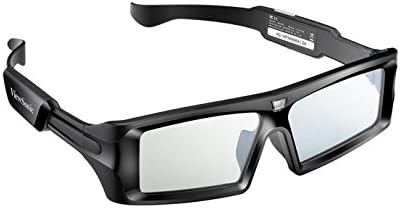 ViewSonic PGD-250 Aktív Stereographic 3D-s Szemüveget a ViewSonic DLP Link 120Hz/3D-Ready Projektor, Fekete