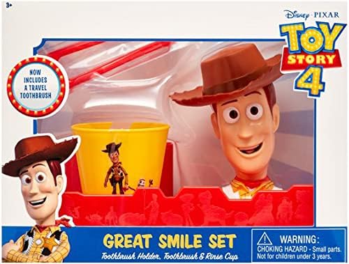 Centrikus Szépség Toy Story Woody Utazási Fogkefe, Fogat Kefe Tartó Öblítse Csésze Nagy Mosoly Készlet