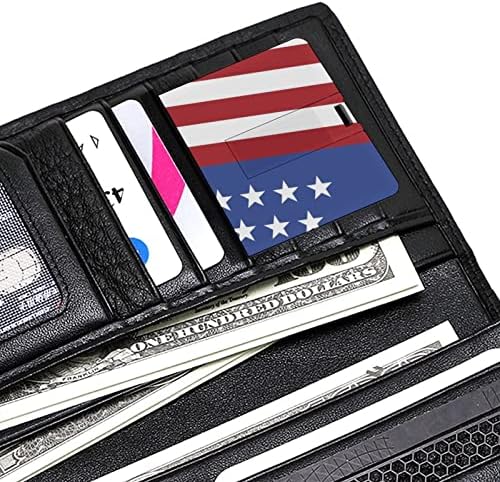 Amerikai Zászló Kártya USB 2.0 Flash Drive 32G/64G Minta Nyomtatott Vicces