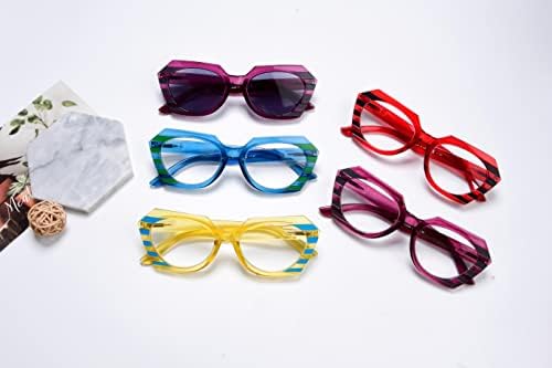 Eyekepper 5-pack Olvasó Szemüveg a Nők, Hölgyek Design Olvasók Ovális Lencse