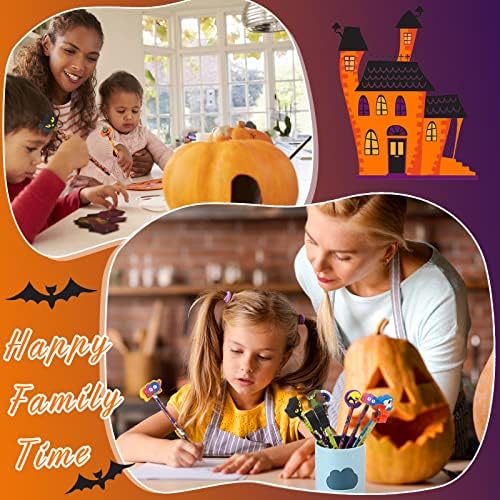 Halloween Ceruza, Radír Aranyos Fa Ceruza Toplisták Gyerekeknek Dekoratív Szellem Ceruza Tömeges Halloween Party kellék
