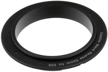 Fotodiox 52 mm-es Makró Fordított Adapter Felszerelése Objektívek Szűrő 52mm Szálak Canon EOS EF/EF-s Kamera