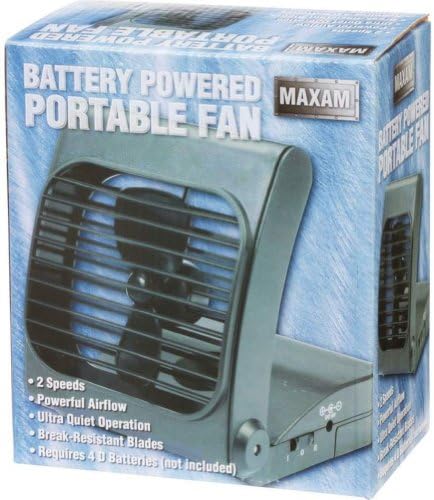 Maxam Akkumulátor Meghajtású Hordozható Ventilátor a [PC]