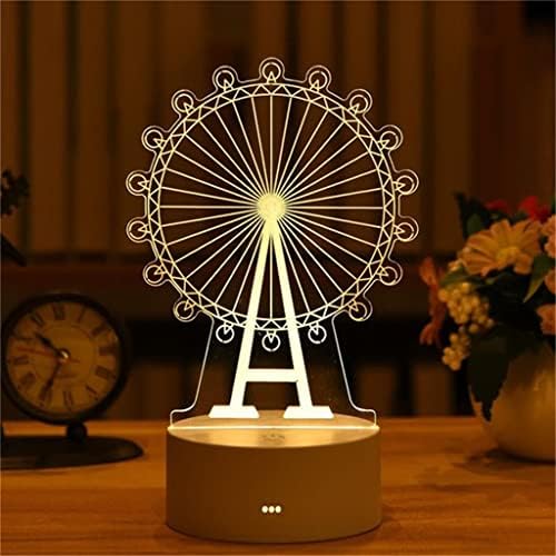 ANMMBER Romantikus Szerelem 3D Lámpa Haza a Gyermekek Éjjeli Lámpa asztali Lámpa Szülinapi Parti Dekoráció Éjjeli Lámpa