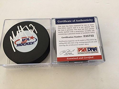 Max Pacioretty Aláírt a Team USA Usa Jégkorong PSA DNS-COA Aláírt egy - Dedikált NHL Korong