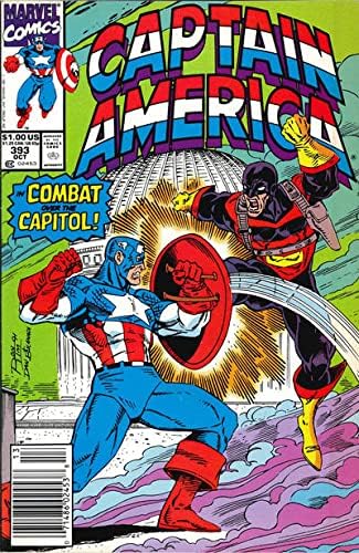 Amerika kapitány (1 Sorozat) 393 (Újságos) VF/NM ; Marvel képregény | Mark Gruenwald