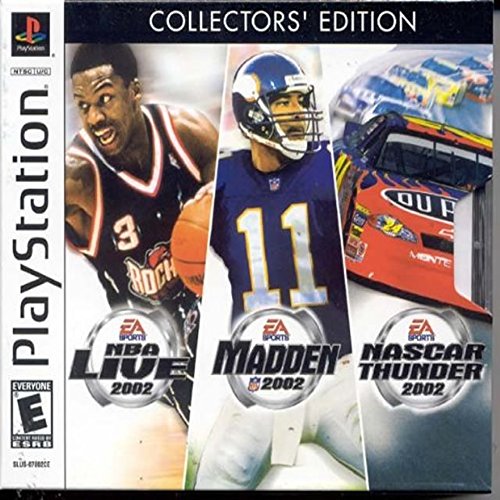 Az EA Sports Gyűjtemény (NBA Live 2002, Madden 2002, NASCAR Thunder 2002) - PlayStation