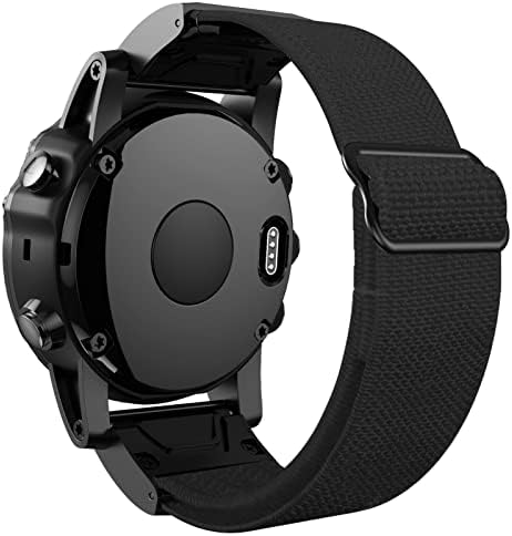 PURYN Quickfit Watchband Szíj, A Garmin Fenix 6 6X 5X Pro 5 Plusz 3HR 935 945 S60 Nylon Hurok 22 26mm Rugalmas Nézni