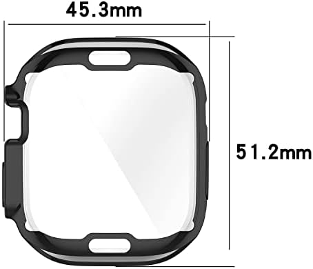 MAALYA Üveg+tok Apple Nézni Sorozat Ultra 49mm Smartwatch Pc Képernyő Védő Lökhárító Edzett Tartozékok Iwatch Ultra