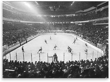 Detroit Sportos Co Utolsó Hockey Játék, Olympia, üdvözlőlap, 1980,