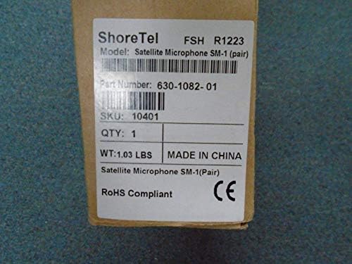 - Shoretel Shorephone Modell IP-655 - (2) SM-1 Műhold Külső Mikrofon (Hitelesített Felújított)