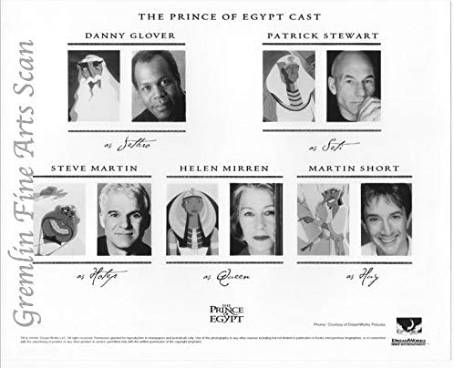 Egyiptom hercege - Danny Glover, Patrick Stewart, Steve Martin, Hellen Mirren, Martin Short - Dreamworks Animációs 1998