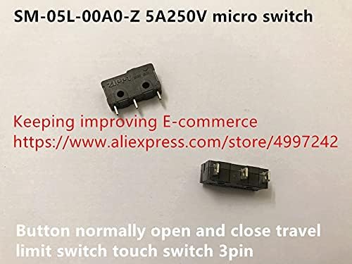 Eredeti - os SM-05L-00A0-Z 5A250V mikro kapcsoló gomb általában nyitott, közel utazási határérték kapcsoló érintse