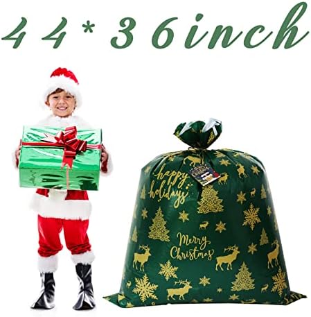YDP Jumbo Karácsonyi Ajándék csomag 4 DB, 56inch, valamint 44inch Extra Nagy Válogatott Karácsonyi Oversizes Ajándék