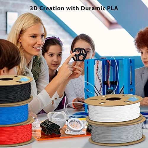 DURAMIC 3D Matt PLA Végtelen 1.75 mm Rozsda Piros, 1kg Karton Spool Matt 3D-s Nyomtató Végtelen PLA 1.75 mm méretpontosság,