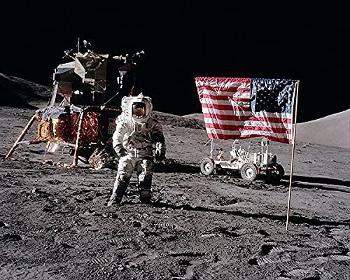 Az Apollo 17 Jack Schmitt a Hold 8x10 Ezüst-Halogenid-Fotó Nyomtatás