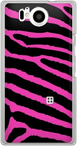 CaseMarket SoftBank AQUOS Phone Xx (106SH) Polikarbonát Egyértelmű Nehéz Ügy [ Zebra Minta - Fekete-Rózsaszín ]