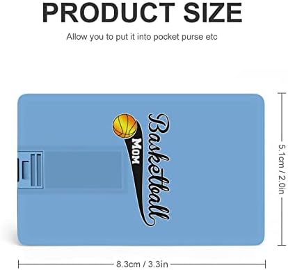 Kosárlabda Anya USB Memory Stick Üzleti Flash-Meghajtók Kártya, Hitelkártya, bankkártya Alakú