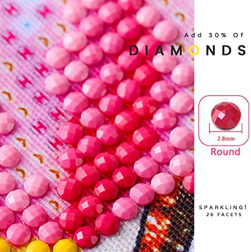 ZGmaxCL 5D Gyémánt Festmény Készletek DIY Felnőttek Teljes Gyakorlat Kerek Sika Szarvas, valamint Macska Gyémánt Pontok
