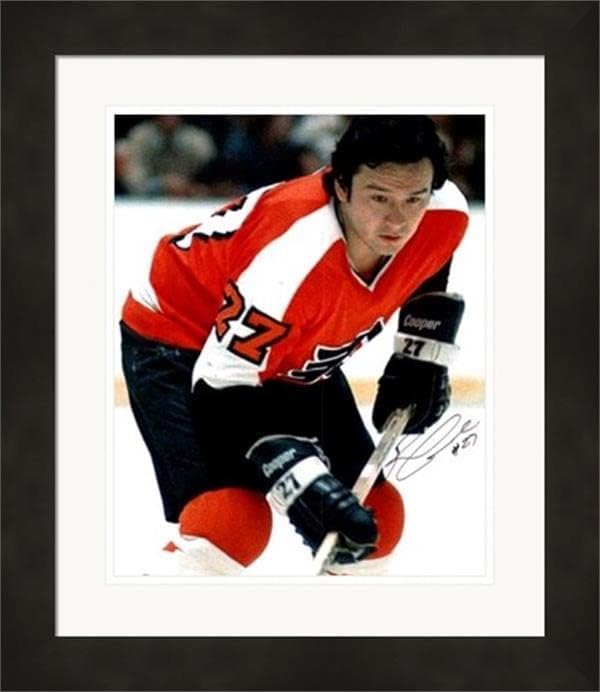 Reggie Leach dedikált 8x10 Fotó (Philadelphia Flyers) SC1 Gubancos & Bekeretezett - Dedikált NHL-Fotók