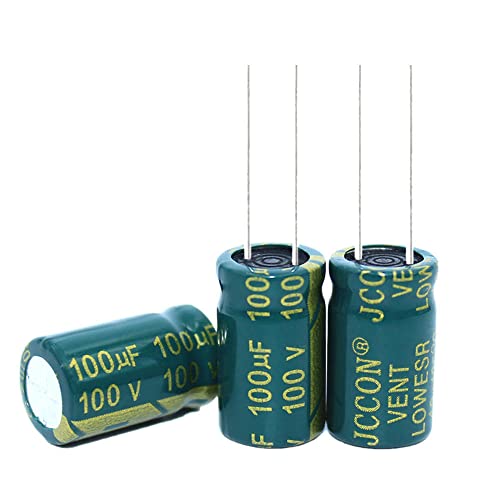 10DB 100V100UF 10x17mm Alumínium elektrolit Kondenzátor magas Gyakori Alacsony impedanciájú 10x17mm