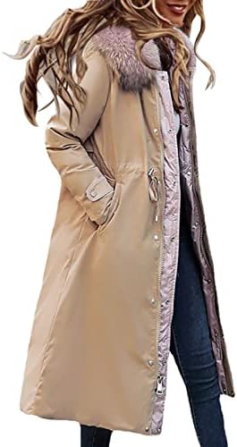 Meleg Kabát, Női Kabát Pamut Kabát Leküzdeni A Köpönyeg Hosszú Ujjú Szélálló Kapucnis Kabátban, Megfordítható