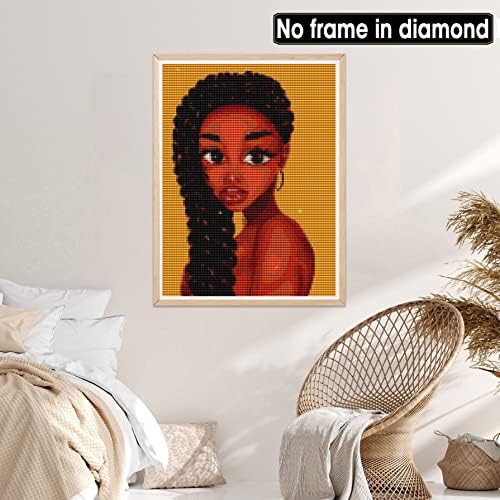 Aiishow Gyémánt Festmény Afrikai Nők Készletek Felnőttek számára, Teljes Fúró Gyémánt Art Festmény Cross Stitch Kristály