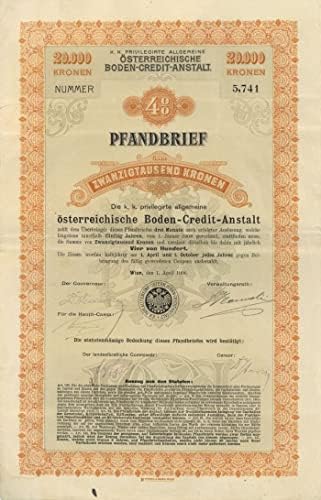 Ausztria - 20,000 vagy 200 Kronen Bond