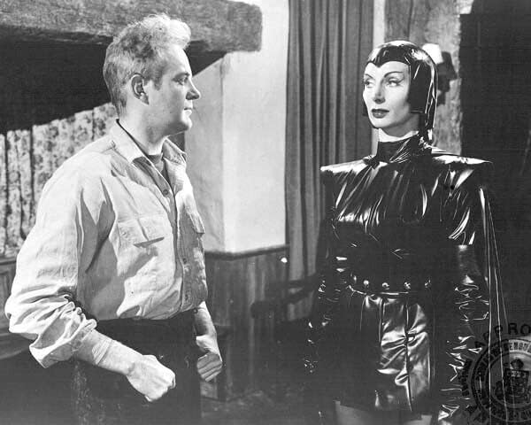 Ördög Lány A Mars 1954 Peter reynolds & Patricia Laffan a jelenet 8x10 fotó